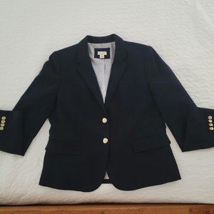 J. Crew Navy Blazer (size 14)